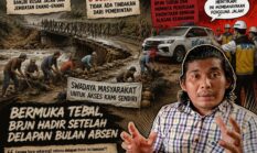 Balai Pelaksana Jalan Dan Jembatan Stop Pekerjaan Tajuk Enang-Enang, Gilang Kentawar : Dasar Muka Tebal 8 Bulan Bencana Anda Kemana Aja